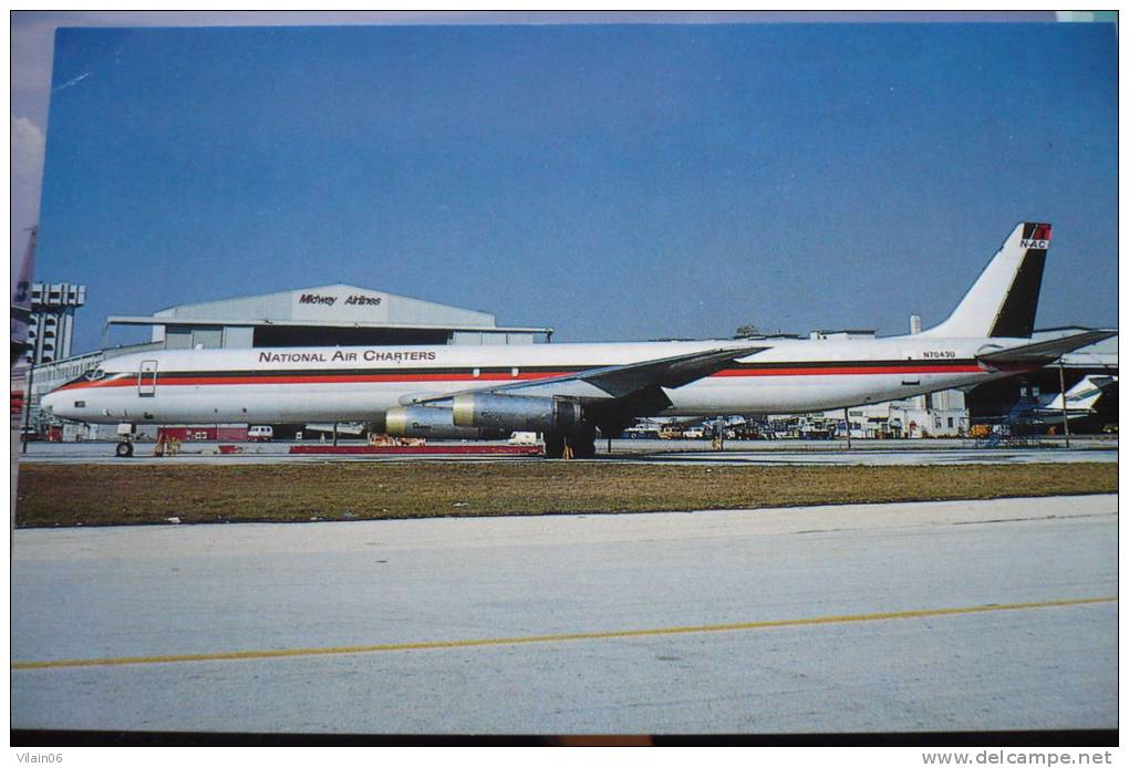 DC 8  63    NATIONAL AIR CHARTER    N7043U - 1946-....: Ere Moderne