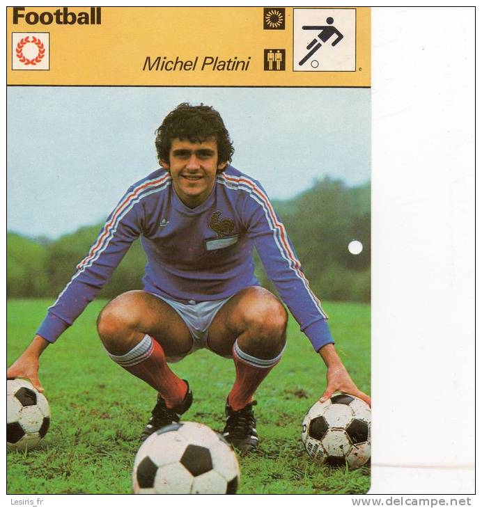 FOOTBALL - MICHEL PLATINI - 1977 - UN MENEUR DE JEU FACETIEUX - SES COUPS FRANCS MEURTRIERS ET SA VISTA EN FONT LE FOOTB - Sport