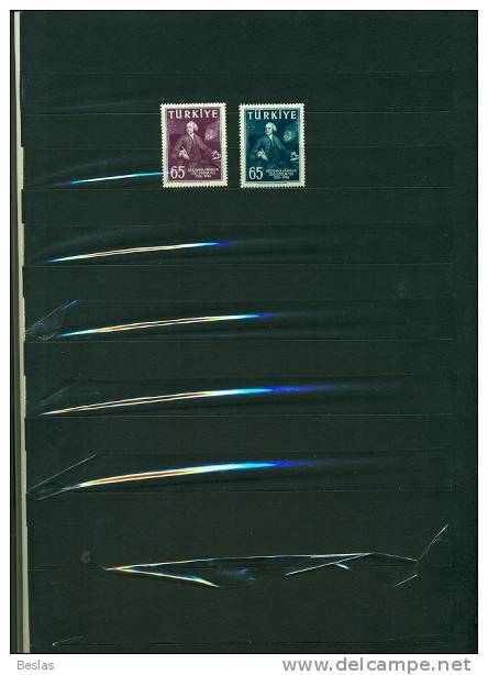 TURQUIE 250 B.FRANKLIN 2 VAL NEUFS - Unused Stamps