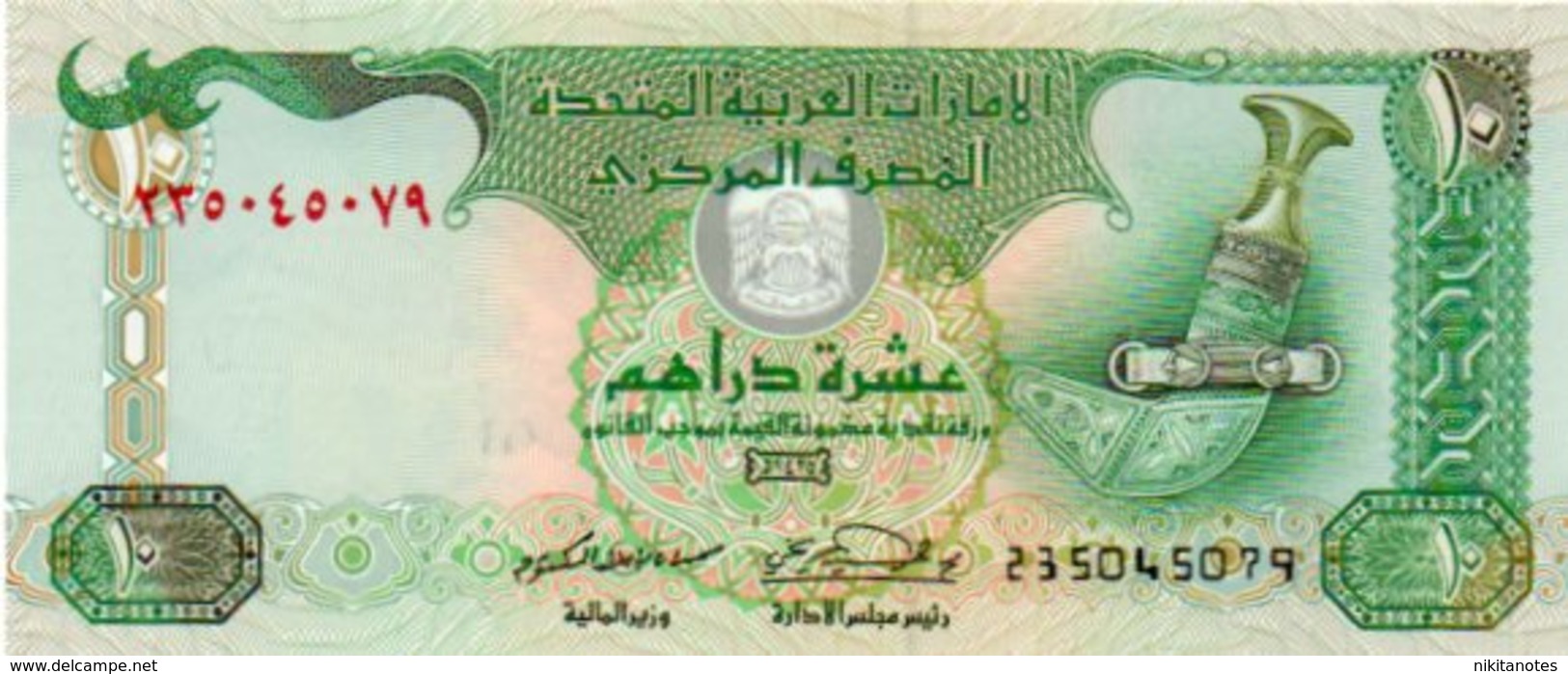 UNITED ARAB EMIRATES - 10 DIRHAMS 2004 UNC - Emirats Arabes Unis