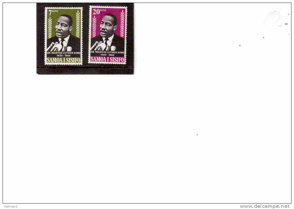 XX1528  -   " MARTIN LUTHER KING "    -   GUYANA       COMPLETE MINT**   SET    -   CAT.  Y &amp; T.  Nr.  235/236 - Martin Luther King