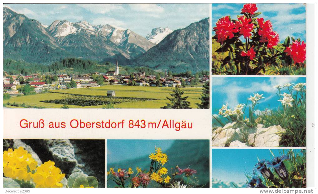 B34221 Oberstdorf Allgau Used Good Shape - Oberammergau