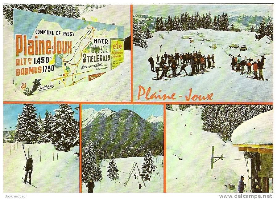 74 PASSY  PLAINE  JOUX  ALT 1450m  BARMUS 1750m  DIFFERENTES  VUES  DE LA STATION - Passy