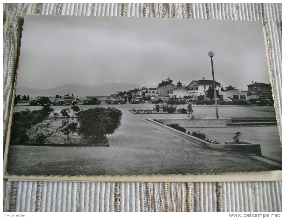 66 - CANET-PLAGE - 26 - CENTRE DU BOULEVARD MARITIME - CPSM CARTE PHOTO  ECRITE - Canet En Roussillon