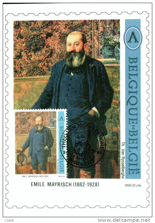 C.O.B. 2627 : Emission Commune Belgique-Luxembourg. Portrait D'Emile Mayrisch Par Théo. Van Rysselberghe - 1991-2000