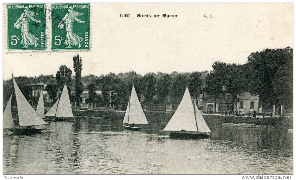 CPA BORDS DE MARNE  Bateaux - Autres & Non Classés