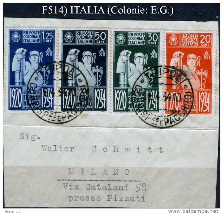 Italia-F00514-Emissione Generale 1934 (o) - Qualità A Vostro Giudizio. - Emissions Générales
