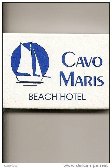 SCATOLA FIAMMIFERI HOTEL CAVO MARIS-CIPRO - Cajas De Cerillas (fósforos)