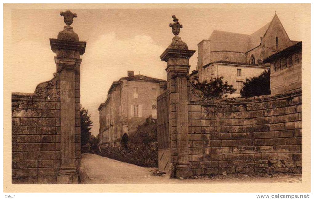 CELLE SUR BELLE FACADE DE L ABBAYE EDIT  CIRC NON - Celles-sur-Belle