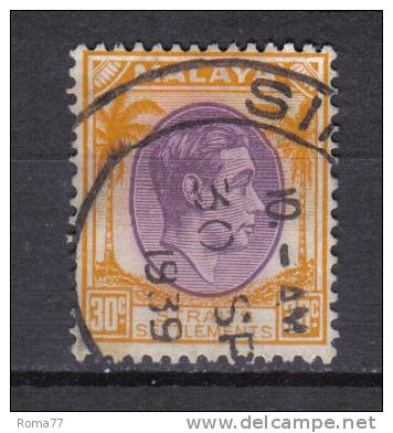 AP1253 - MALACCA 1937 , Yvert N. 232  Used - Malacca