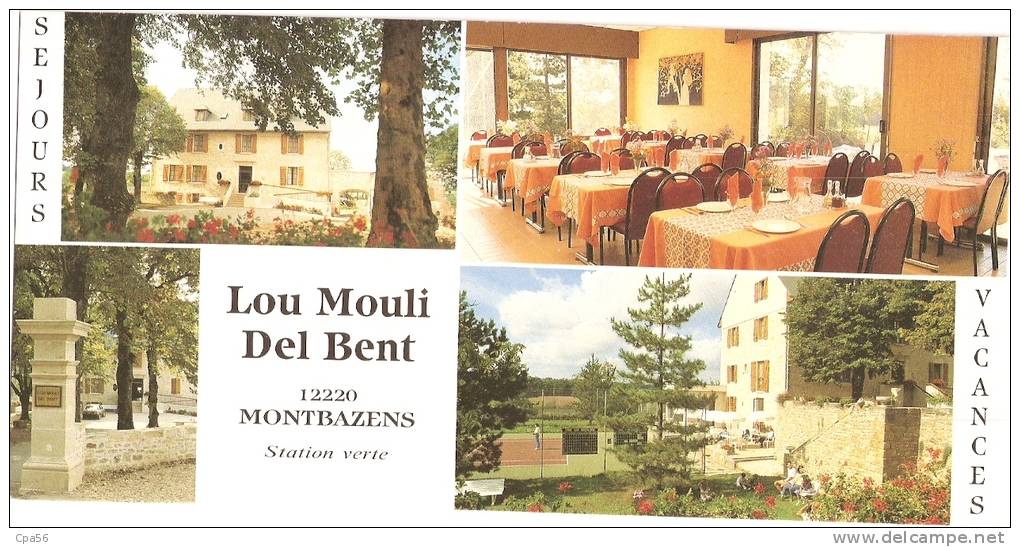 MONTBAZENS - Carte Publicitaire LOU MOULI DEL BENT - VENTE DIRECTE - Montbazens