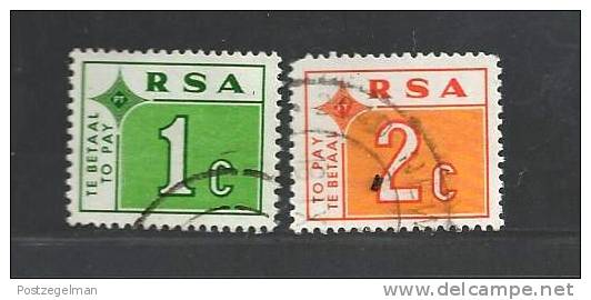 RSA 1972 Used Stamp(s) Postage  Due  New Currency 63-64 2 Values Only (not Complete) - Portomarken