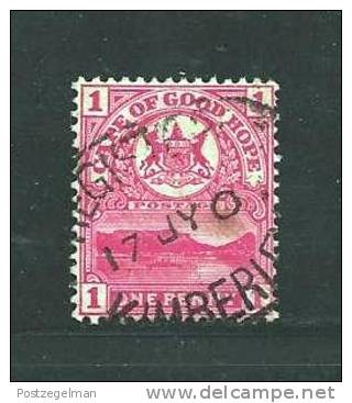 SOUTH AFRICA CAPE OF GOOD HOPE 1900 Used Stamp(s) Table Mountain 1d Carmine Nr. 64 - Kaap De Goede Hoop (1853-1904)