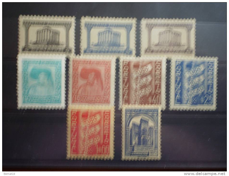 Portugal 1935. Yvert 576/84 Mh * - Unused Stamps