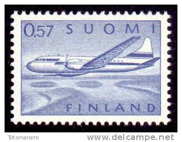 FINLAND/Finnland, M-63 Definitive Landscapes Mk 0,57 Commercial Airplane HaP** - Ongebruikt