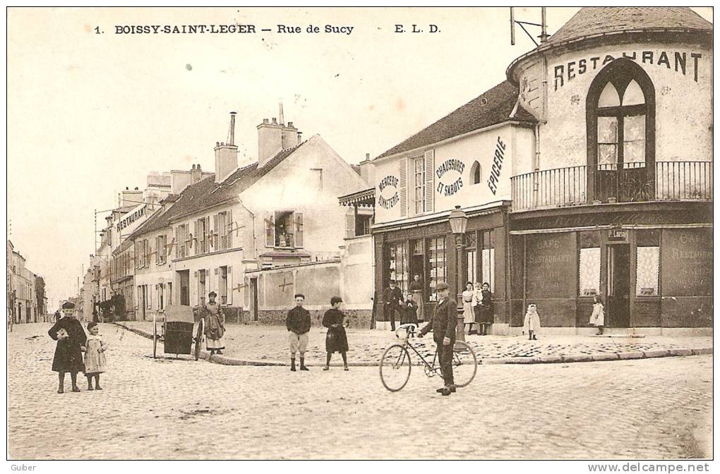 Boissy Saint Leger Rue De Sucy E.L.D.mercerie Bonneterie Chaussures Et Sabots Epicerie Restaurant Animation - Boissy Saint Leger