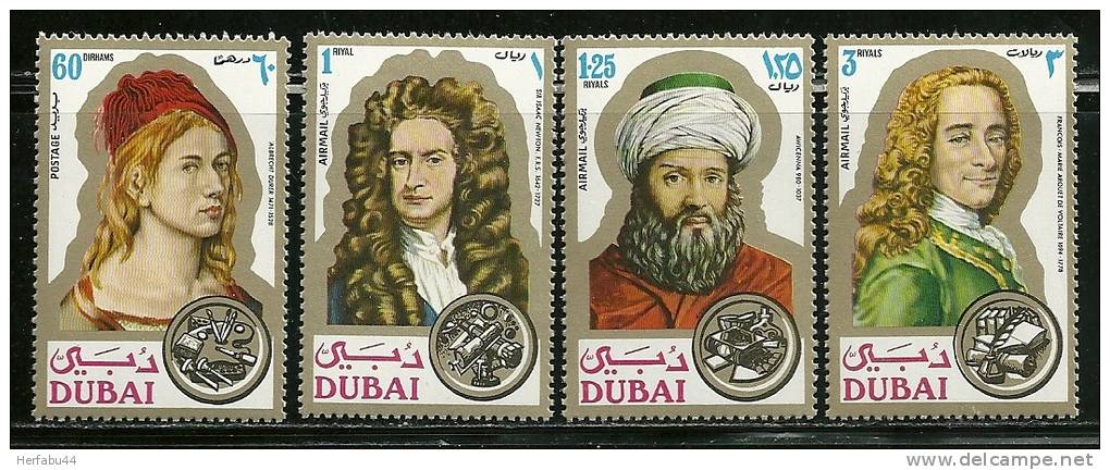 Dubai    "Self-Portrait"   Set     SC# 151,C57-59  MNH** - Dubai