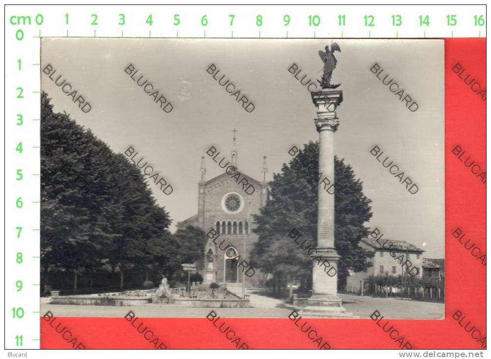 23612-02 / PORDENONE - AZZANO DECIMO - FAGNIGOLA - CHIESA E COLONNA SAN MICHELE - 1964 - CHURCH EGLISE KIRCHE IGLESIA - Pordenone