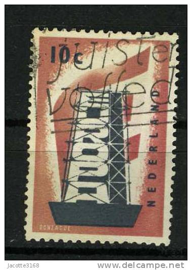 NEDERLAND 1956 / EUROPA  OBL. - Usati