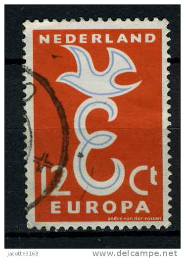 NEDERLAND 1958 / EUROPA  OBL. - Usati