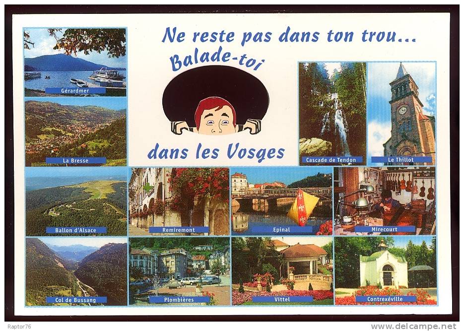 CPM  LES VOSGES TOURISTIQUES Multi-vues - Lorraine