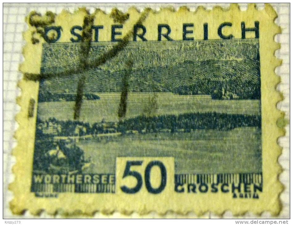 Austria 1929 Worthersee 50g - Used - Gebraucht