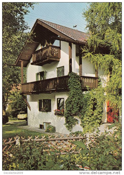 B34327 Haus Brunelle Mittenwald Karwendel Used Perfect Shape - Mittenwald