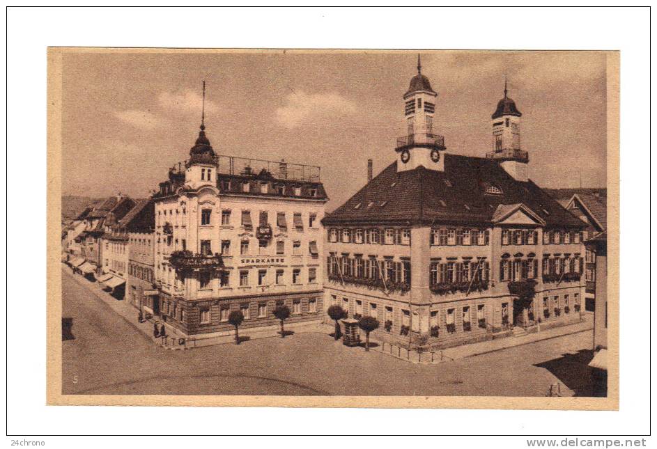 Allemagne: Tuttlingen, Tuttlingen, Marktplatz Mit Rathaus (11-1547) - Tuttlingen