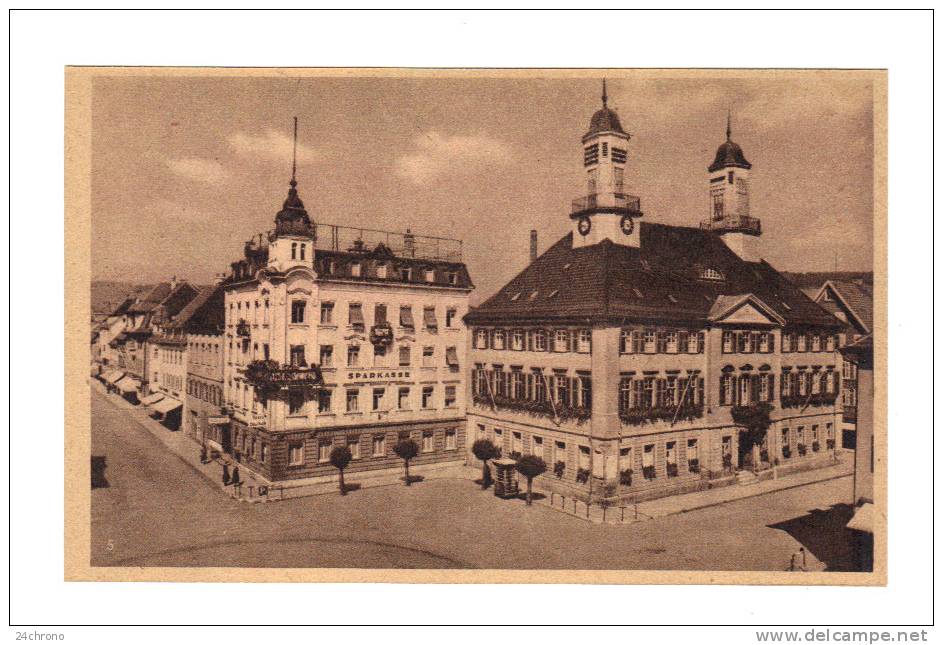 Allemagne: Tuttlingen, Tuttlingen, Marktplatz Mit Rathaus (11-1548) - Tuttlingen