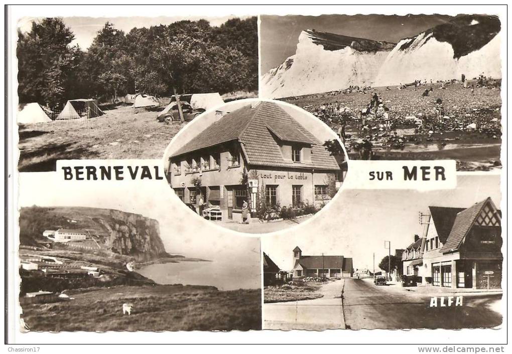 76 - BERNEVAL-sur-MER  - Multivues    CPSM - Berneval