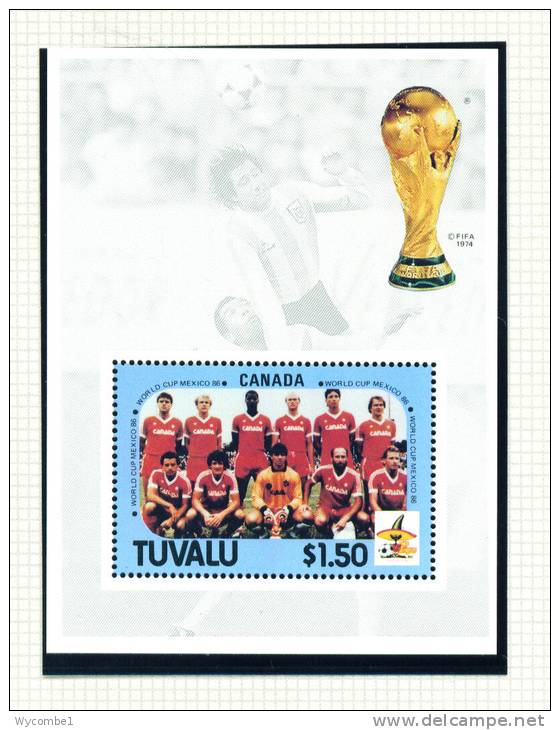 TUVALU  -  1982  Football World Cup  Miniature Sheet  UM - Tuvalu (fr. Elliceinseln)