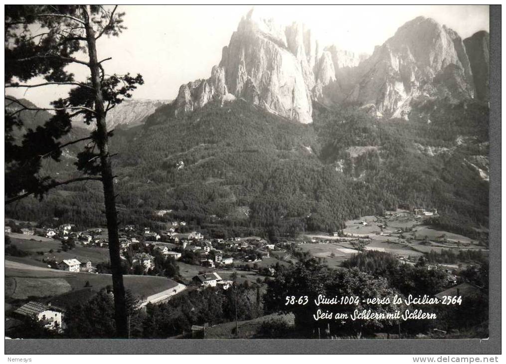 1958 SIUSI ALLO SCILIAR SEIS 2 SCAN V - Bolzano (Bozen)