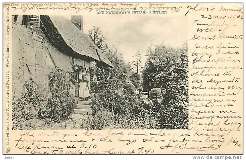 Ann Hathaway´s Cottage SHOTTERY ( Raphael Tuck ) , * 130 47 - Autres & Non Classés