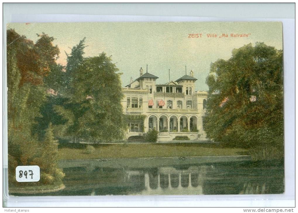 HANDGESCHREVEN ANSICHTKAART Uit 1919 NVPH Nr. 51 Van ZEIST Naar DEN HAAG (897) - Zeist