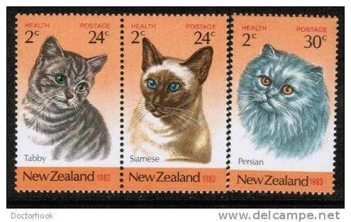 NEW ZEALAND  Scott #  B 115-7**  VF MINT NH - Neufs