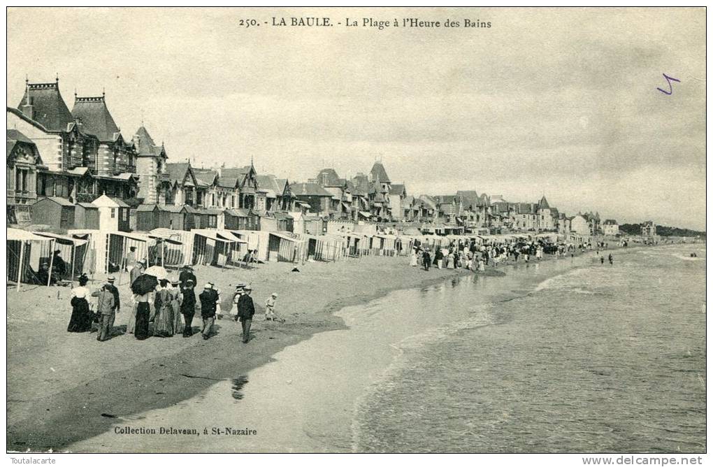 CPA 44 LA BAULE LA PLAGE A L HEURE DES BAINS - La Baule-Escoublac