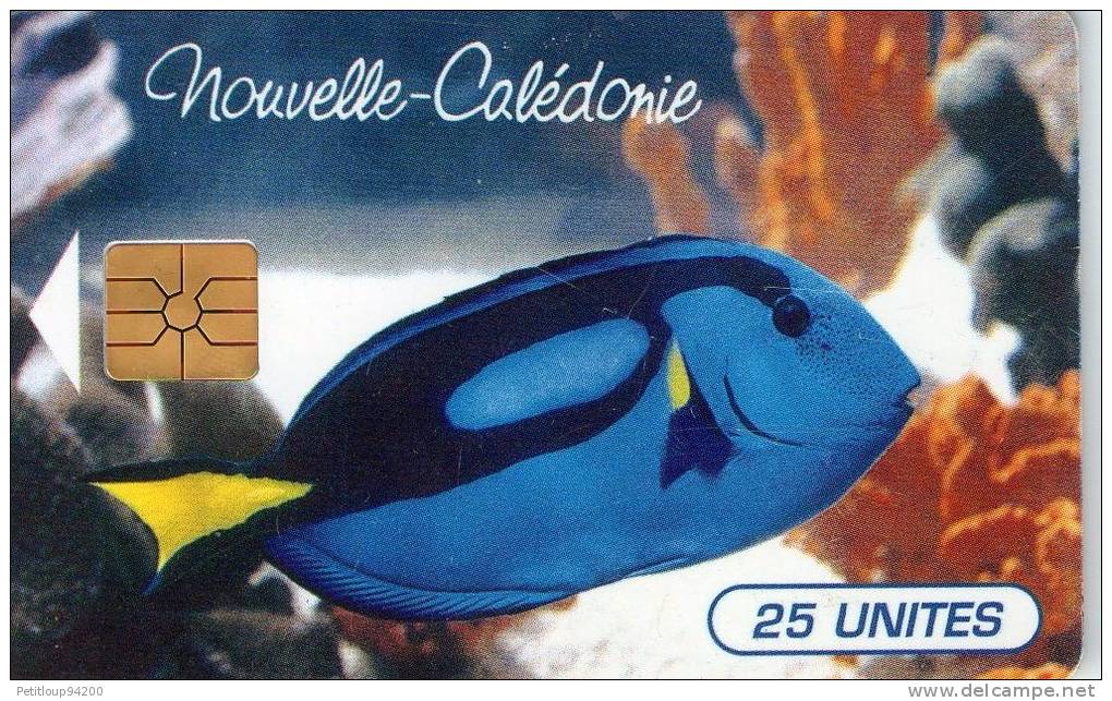 TELECARTE  NOUVELLE-CALEDONIE  25 Unités  Le Poisson  The Fish - Nouvelle-Calédonie