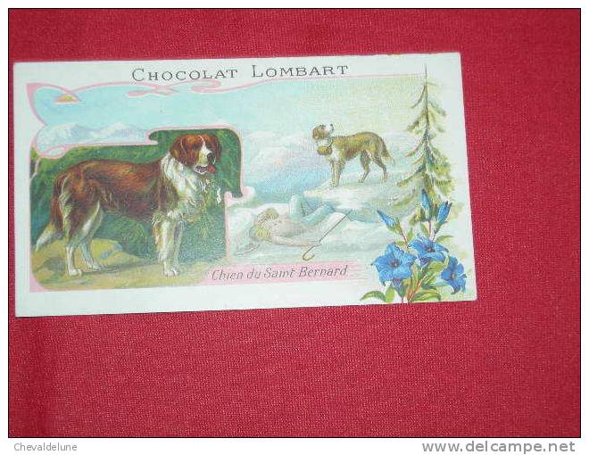 - 8001 - CHROMO CHOCOLAT LOMBART "AU FIDELE BERGER" : ENSEMBLE DE 10 CHROMOS PUBLICITAIRES