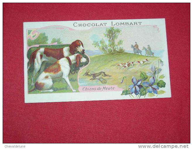 - 8001 - CHROMO CHOCOLAT LOMBART "AU FIDELE BERGER" : ENSEMBLE DE 10 CHROMOS PUBLICITAIRES