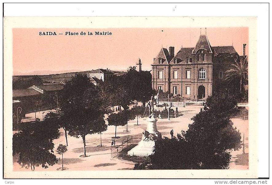 SAIDA - Place De La Mairie. - Saïda