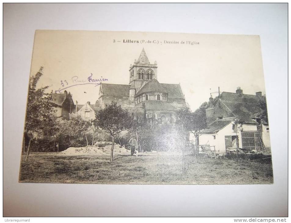 2ckp -  CPA N°3- LILLERS - Derrière De L'église - [62] Pas De Calais - Lillers