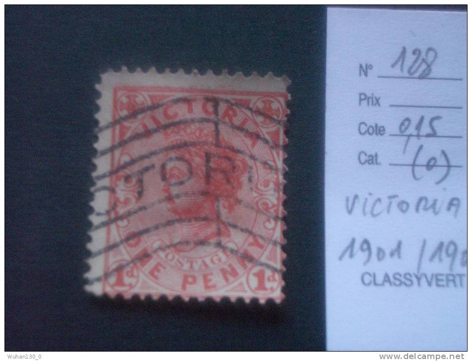 AUSTRALIE - VICTORIA  ( O )  De  1901 / 1904    " Reine  VICTORIA  "      1  Val - Used Stamps