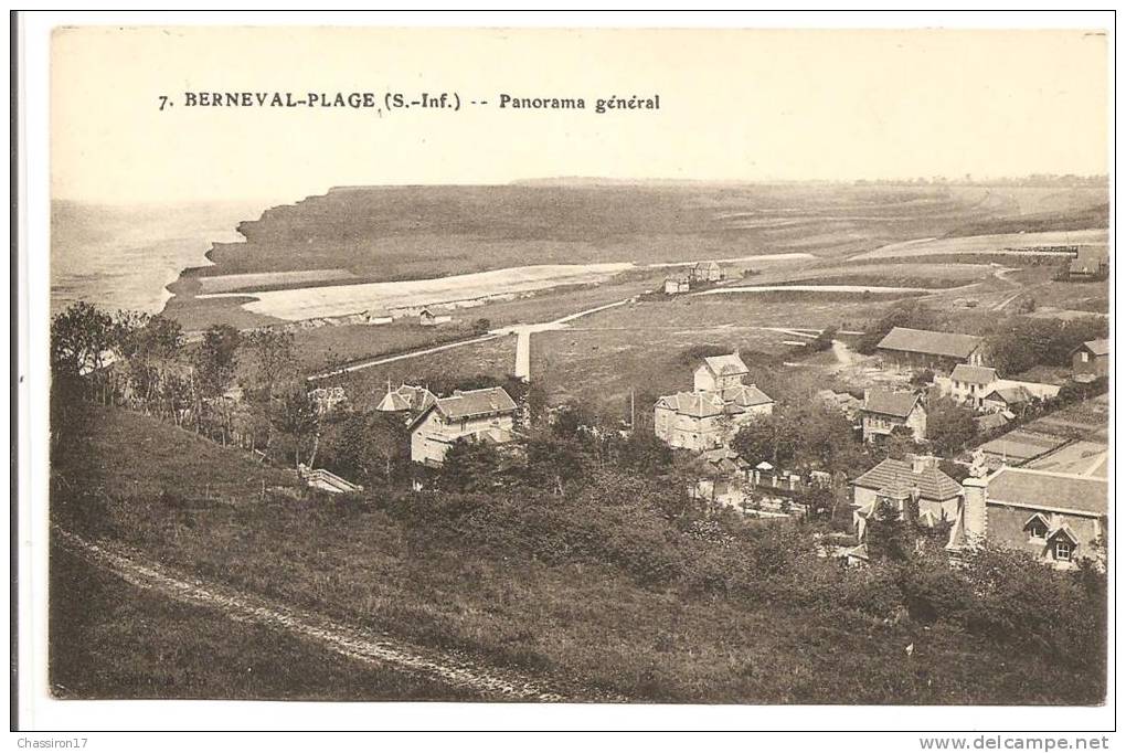 76 - BERNEVAL-PLAGE  -  Panorama Général - Berneval