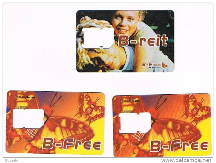 AUSTRIA - MOBIKOM (SIM GSM) - B-FREE  LOT OF 3 DIFFERENT -    USED WITHOUT CHIP  °  -  RIF. 5295 - Austria