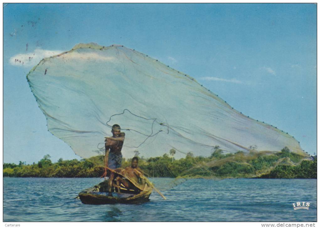 AMERIQUE,ANTILLES,HAITI,ile Hispaniola,métier,peche à L'épervier,cast Net Fishing,petit Enfant D'ex Esclave - Haïti