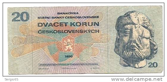 20 Korun - 1970 - Tsjechoslowakije