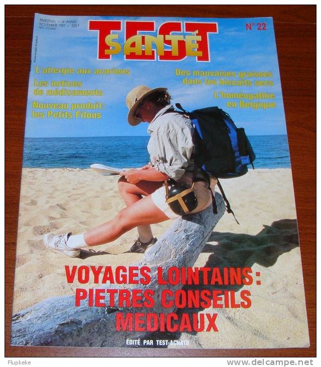 Test Santé 22 Novembre 1997 Voyages Lointains - Geneeskunde & Gezondheid