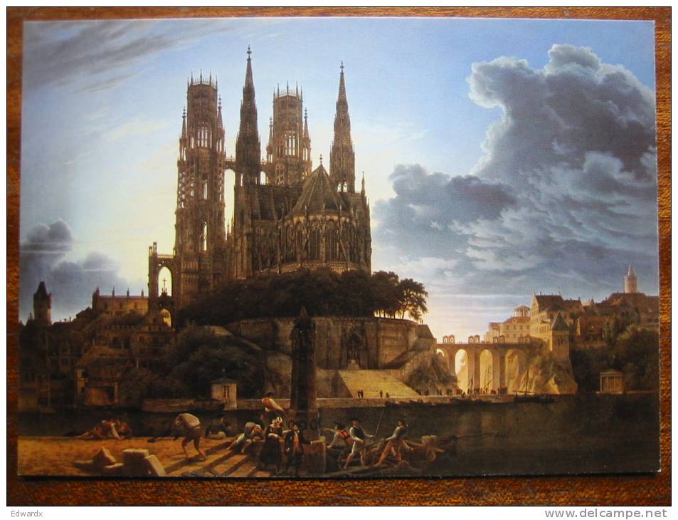 Schinkel, Karl Friedrich  Koln Dom Cologne Cathedral Neue Pinakothek Munich Art Postcard - Peintures & Tableaux