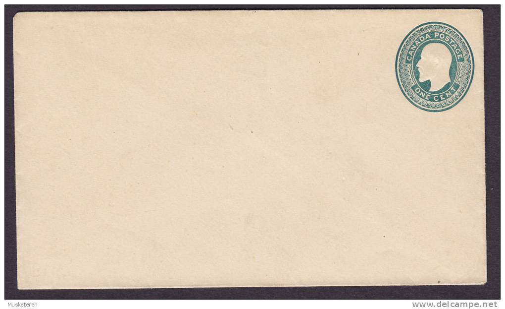 Canada Postal Stationery Ganzsache Entier ONE CENT King König Edward VII. Cover - 1903-1954 Könige