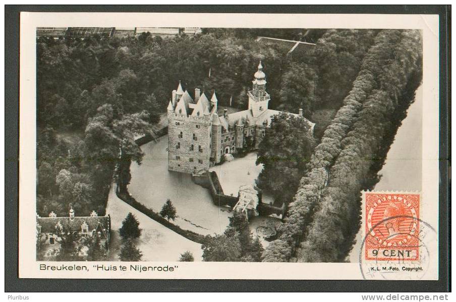 NETHERLANDS, BREUKELEN, HUIS TE NIJENRODE, OLD POSTCARD - Breukelen